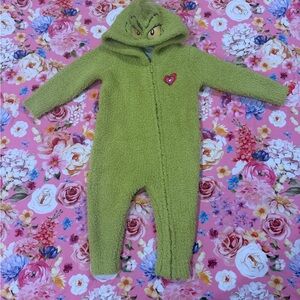 Posh Peanut Grinch Cuddle Romper